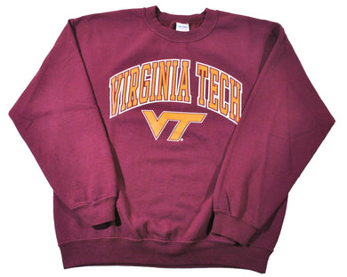 Vintage Virginia Tech Hokies Sweatshirt Size Large