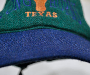 Vintage Texas Longhorns Leather Strap Hat
