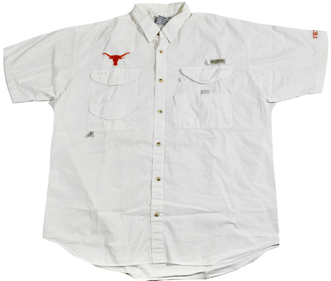 Texas Longhorns Columbia Button Shirt Size X-Large