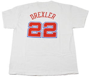 Houston Rockets Clyde Drexler Shirt Size X-Large