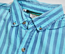 Vintage Permit Button Shirt Size Large