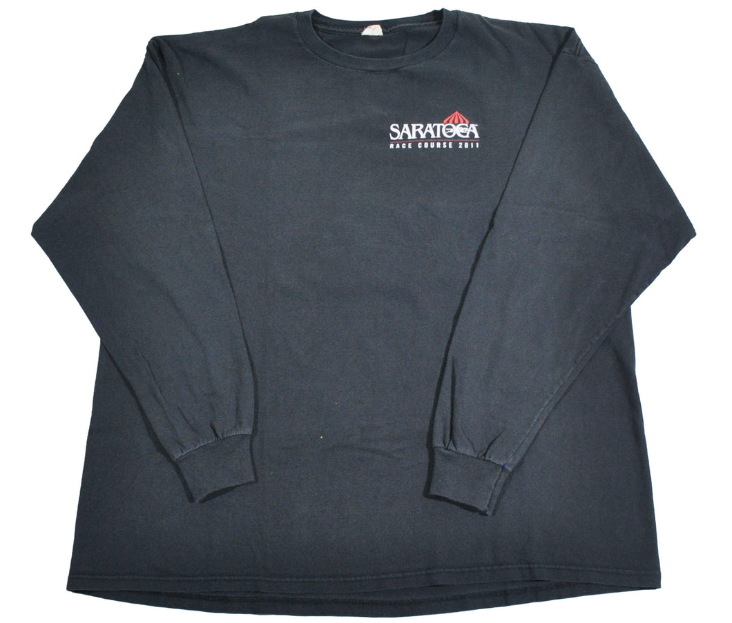 Vintage Saratoga Horse Racing Shirt Size X-Large