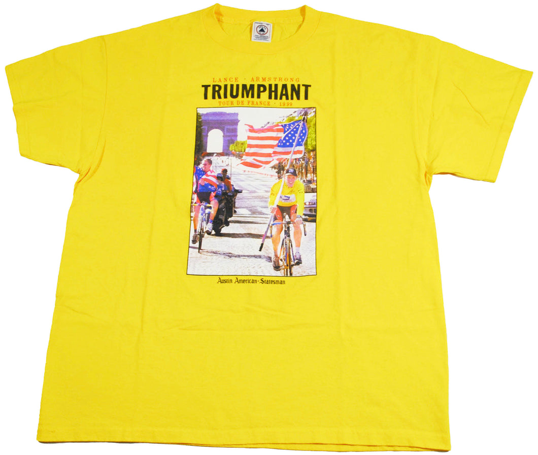 Vintage Lance Armstrong 1999 Tour De France Shirt Size Large