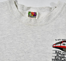 Vintage Mad City Model Railroad Sweatshirt Size Large