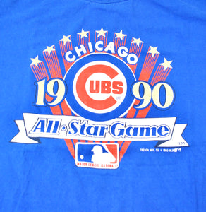 Vintage Chicago Cubs 1990 All Star Shirt Size X-Large