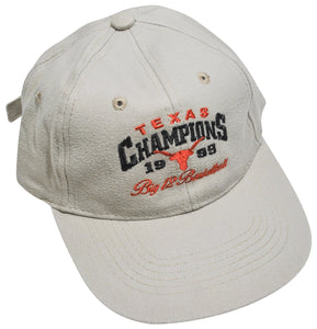 Vintage Texas Longhorns 1999 Big 12 Champions Strap Hat