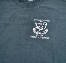 Vintage Foxtrot Company Pitbulls Military Shirt Size Large