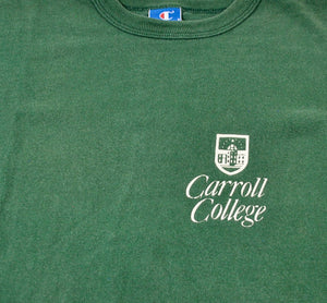 Vintage Carroll College Champion Brand Made in USA Shirt Size Large