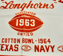 Vintage Texas Longhorns 1963 Banner