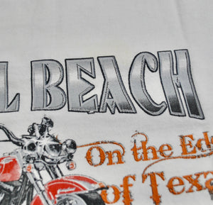 Vintage Crystal Beach Bike Works Shirt Size Large