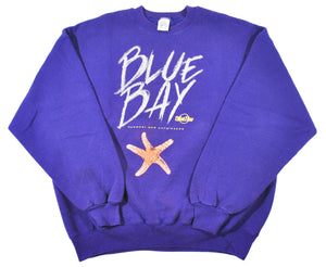 Vintage Blue Bay Sunglasses Sweatshirt Size X-Large