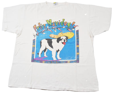 Vintage Big Dog Feliz Navidog! Shirt Size X-Large