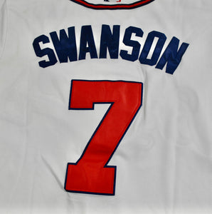Atlanta Braves Dansby Swanson Jersey Size Medium