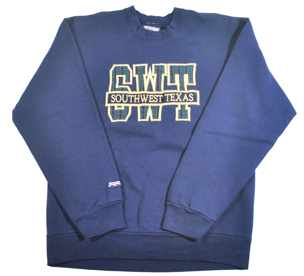 Vintage Southwest Texas Bobcats Made in USA Sweatshirt Size Large