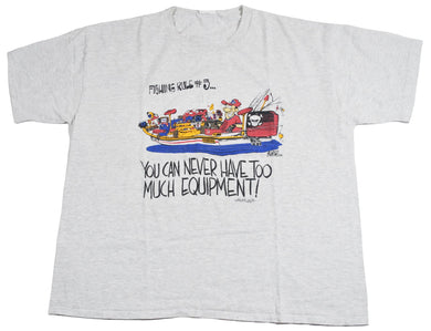 Vintage Fishing Equipment 1992 Shirt Size 2X-Large