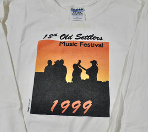 Vintage Old Settlers 1999 Music Festival Budweiser Shirt Size X-Large