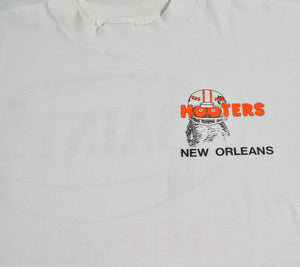 Vintage New Orleans Saints Hooters Shirt Size X-Large