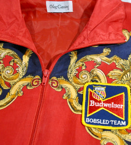 Vintage Budweiser Bobsled Team Jacket Size Medium