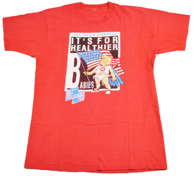 Vintage Healthy Babies 1991 Walk America Shirt Size Large