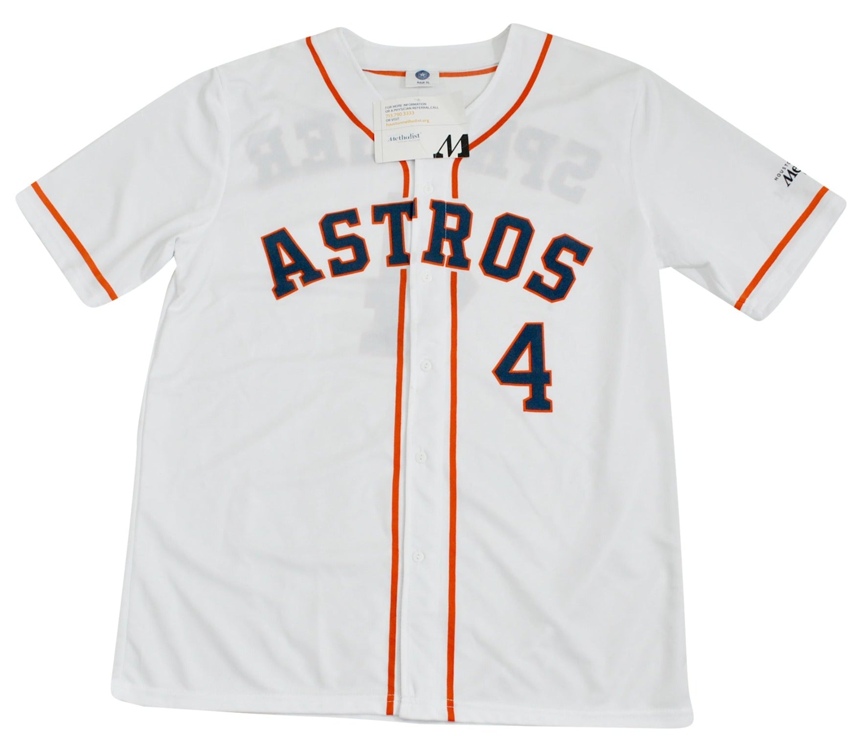 Houston Astros George Springer Jersey Size X-Large – Yesterday's Attic