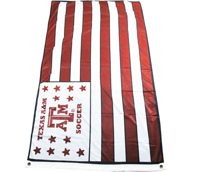Vintage Texas A&M Aggies Soccer Flag