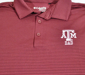 Texas A&M Aggies Dad Columbia Polo Size Medium