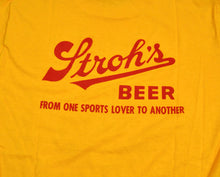 Vintage University of Detroit Stroh's Beer Shirt Size Large