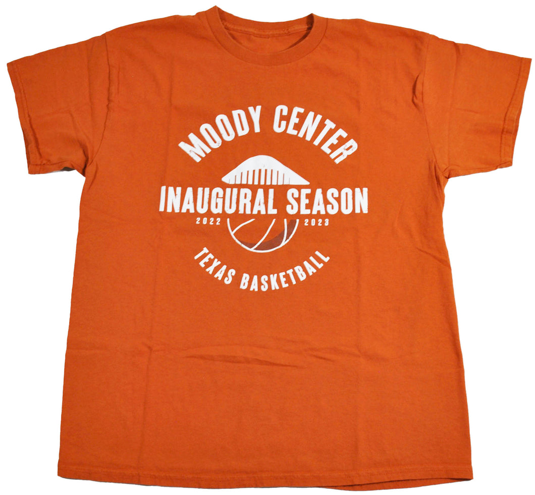 Texas Longhorns Inaugural Season Moody Season Basketball Shirt Size Large