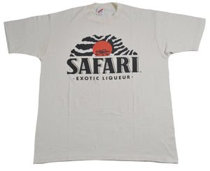 Vintage Safari Exotic Liqueur Shirt Size Large