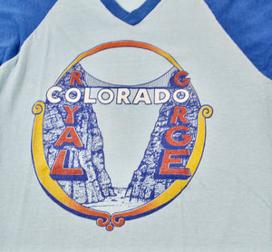 Vintage Colorado Royal Gorge Badger Tag 70s 80s Shirt Size Small