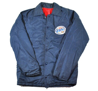 Vintage Miller Lite 80s Pile Jacket Size Medium