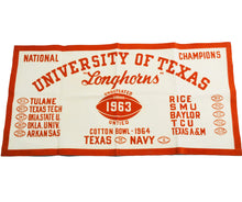 Vintage Texas Longhorns 1963 Banner