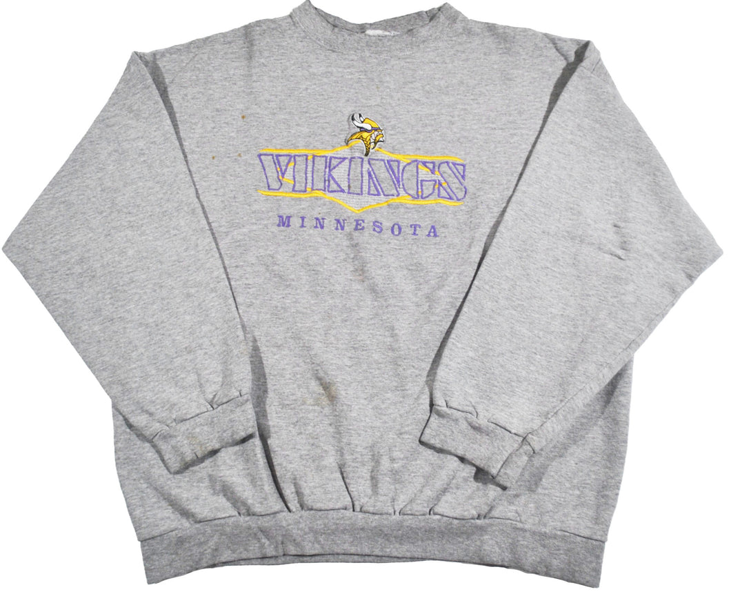 Vintage Minnesota Vikings Sweatshirt Size Large