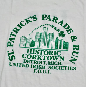 Vintage Lite Beer St. Patrick's Parade 80s Detroit Michigan Shirt Size Medium