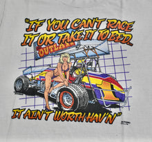 Vintage Devils Bowl Speedway Dallas Texas 80s Shirt Size Large