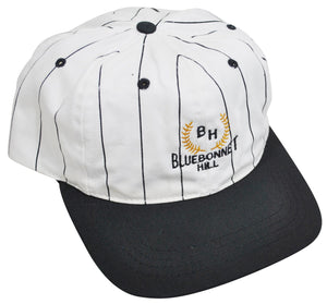 Vintage Blue Bonnet Hill Golf Leather Strap Hat