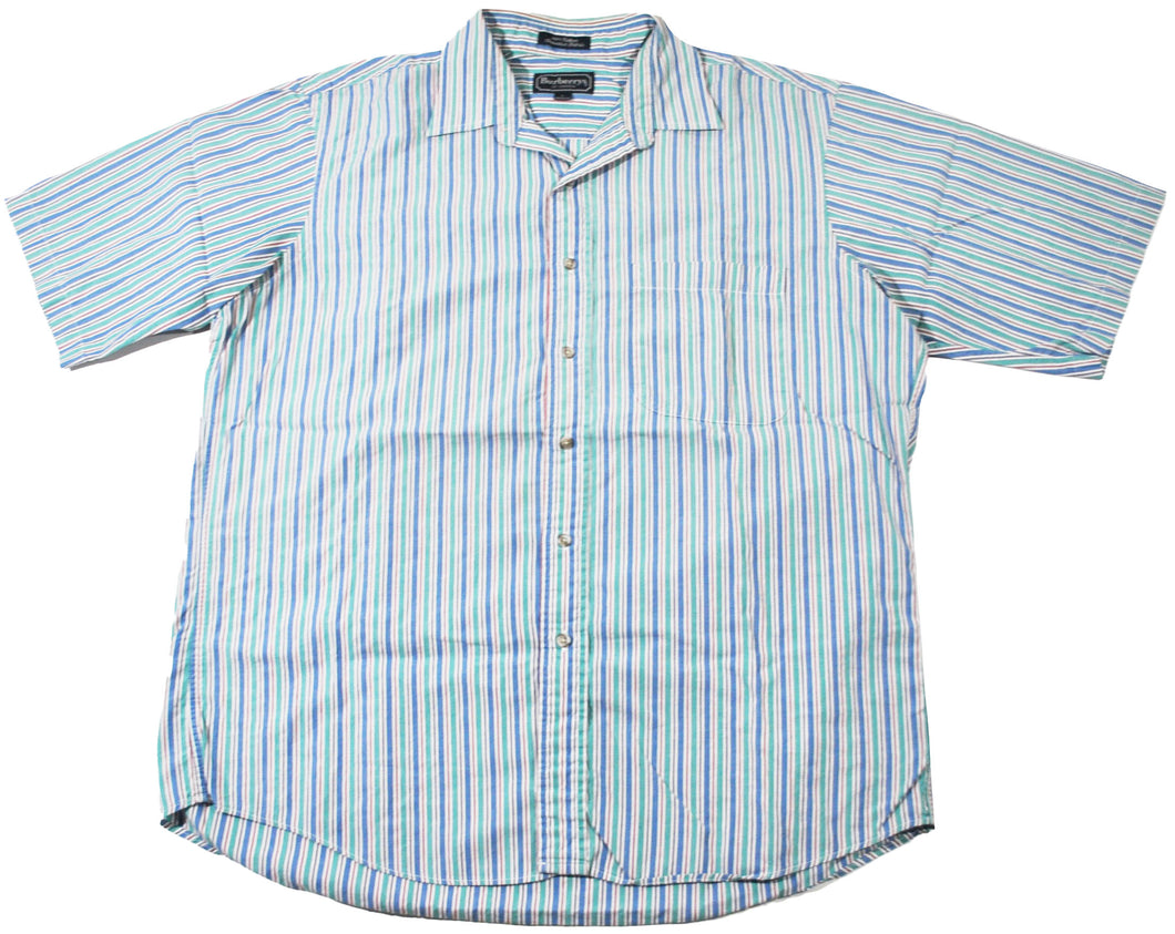 Vintage Burberry's of London Made in USA Button Shirt Size Large