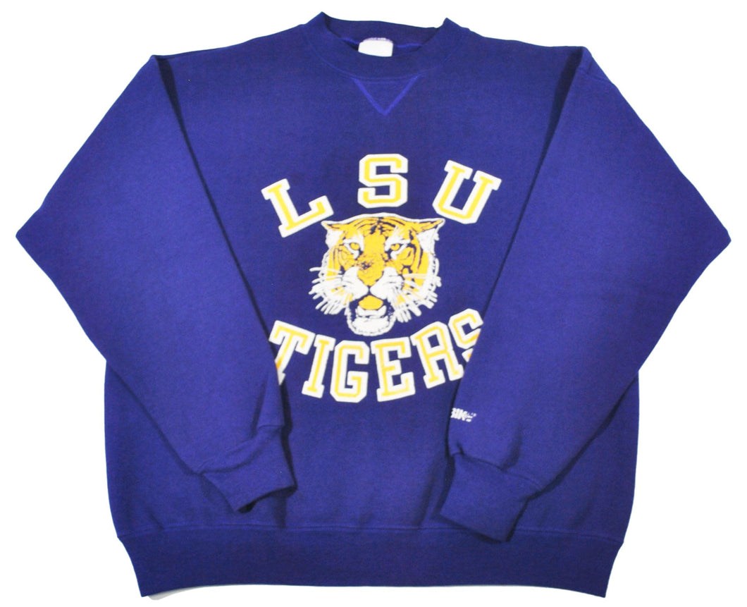 Vintage LSU Tigers Sweatshirt Size Large