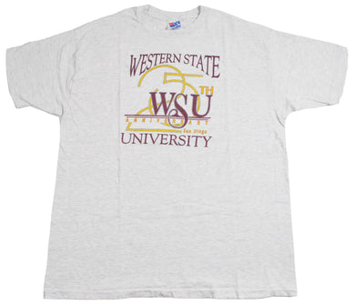 Vintage Western State WSU San Diego Shirt Size X-Large