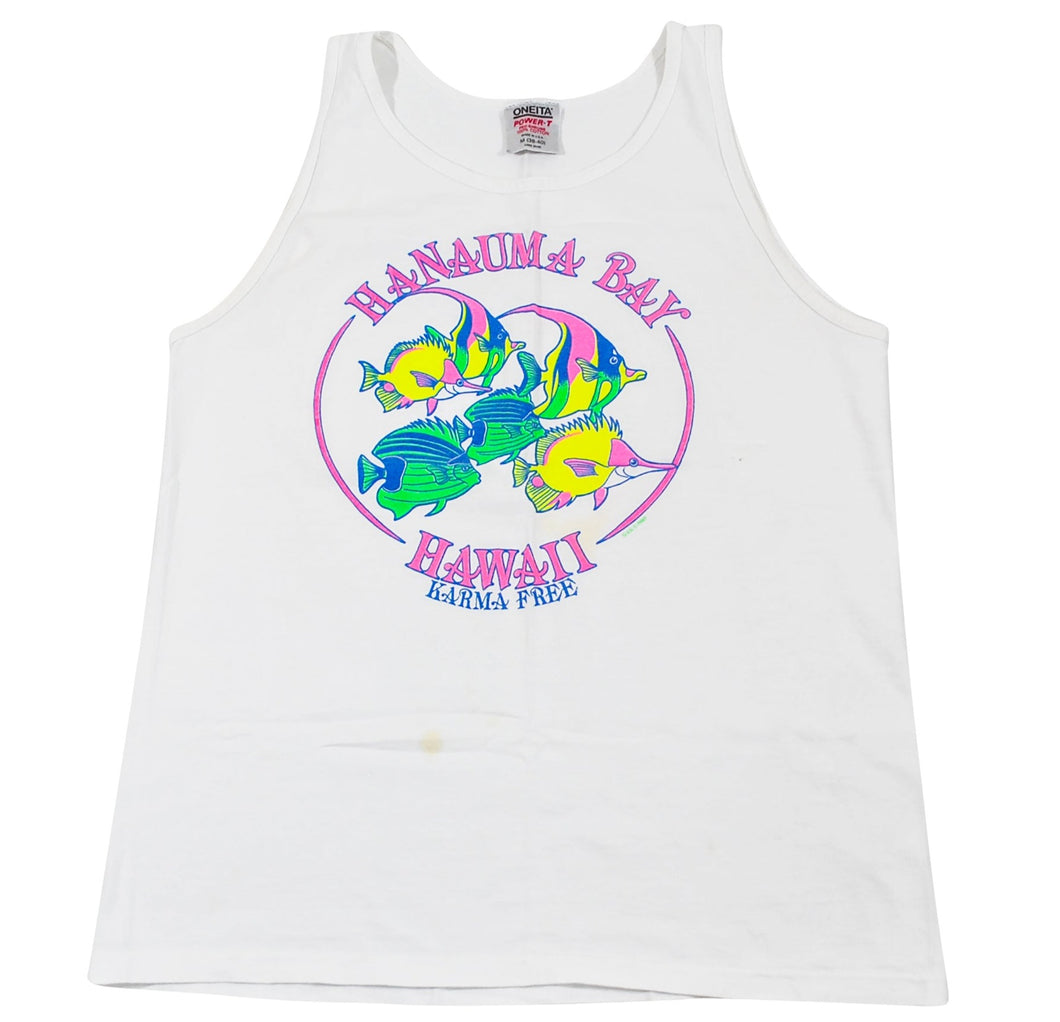 Vintage Hawaii Hanauma Bay 1989 Tank Size Medium