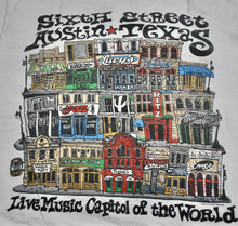 Vintage Sixth Street Bars Austin Texas Shirt Size Large