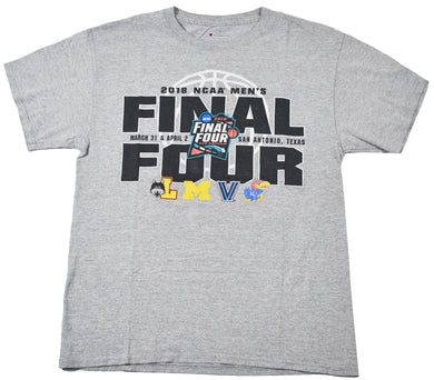 Final Four 2018 Michigan Kansas Villanova Loyola Shirt Size Medium