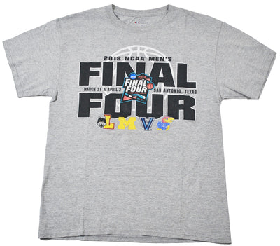 Final Four 2018 Michigan Kansas Villanova Loyola Shirt Size Medium