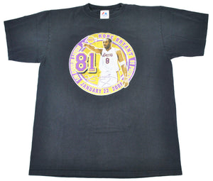 Vintage Los Angeles Lakers Kobe Bryant 81 Point Game 2006 Shirt Size X-Large