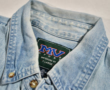 Vintage Austin College Denim Button Shirt Size X-Large