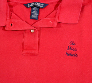 Vintage Ole Miss Rebels Polo Size Women's X-Large
