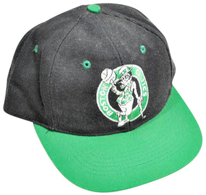 Vintage NBA Boston Celtics Hat Men's One Size Green White Corduroy 80s