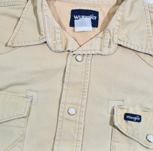 Vintage Wrangler Snap Button Shirt Size Large