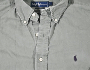 Vintage Ralph Lauren Polo Button Shirt Size Large