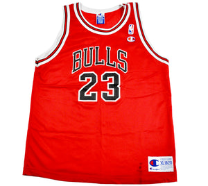 Vintage Chicago Bulls Michael Jordan Champion Brand Jersey Size Youth X-Large